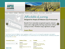 Tablet Screenshot of ahpco.org